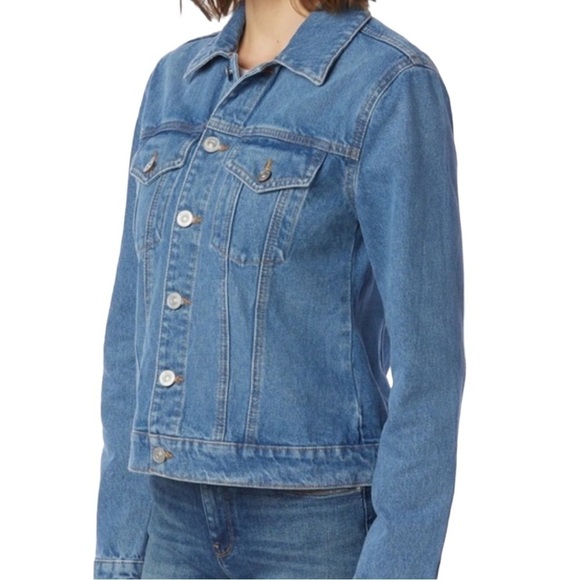 HUDSON Trucker Denim Jean Jacket Size S/M Excellent Condition Gorpcore - Picture 5 of 12